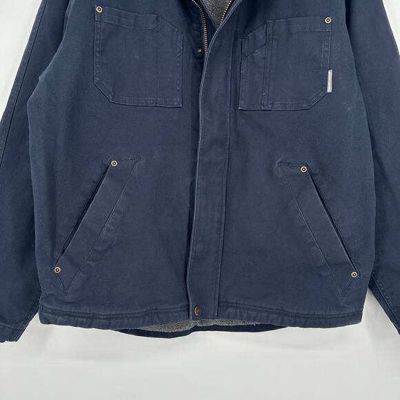 Duluth Trading Co. Burly DuluthFlex Fire Hose Chore Jacket Canvas Utility Coat - Picture 6 of 11